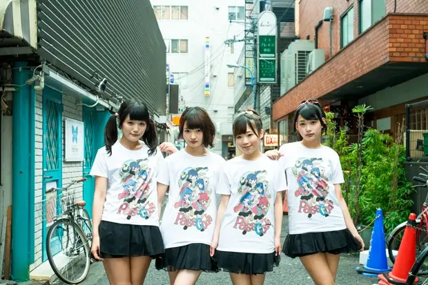 かわい過ぎるラウド系アイドル・PassCode、昭和風のポップイラストに！