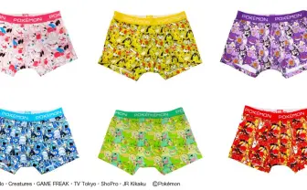 ポケモンをぎっしりプリントしたボクサーブリーフが超ポップ