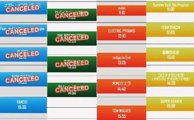 「SUMMER SONIC OSAKA」が大荒れ　Zebrahead、10-FEETら出演キャンセル