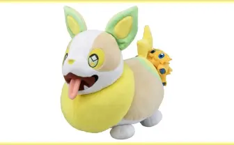 ポケモンぬいぐるみ「ぶるぶるバチュルワンパチ付き」実物大ワンパチがかわいい