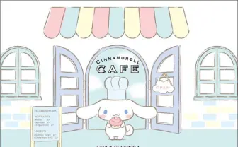 期間限定「シナモロールカフェ」 どれも食べるのがもったいない＞＜