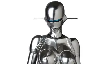 メタルな女体絵「セクシーロボット」が立体化♡ 100体限定お値段16万