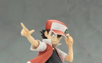 『ポケモン』伝説の主人公 レッド＆ピカチュウのフィギュアが凛々しい