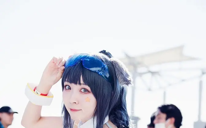 【写真】『ブルアカ』ヒビキのチア姿コスプレで、猛暑の夏コミを全力応援