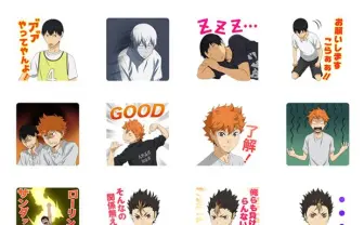 『ハイキュー!!』LINEスタンプ第3弾がキタァーッ!! ヘイヘイヘーイ!!