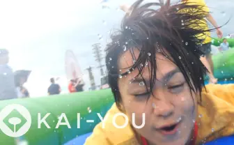 【動画】Slide the Cityに水着ギャル集結　街中に巨大ウォータースライダー