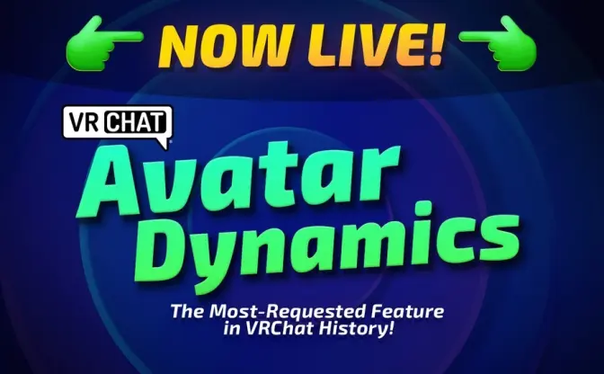 VRChat、新たな可能性「Avatar Dynamics」リリース　接触がよりリアルに