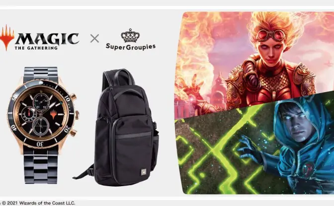 『MtG』コラボアイテム発売　実戦時に身につけたい腕時計とボディバッグ