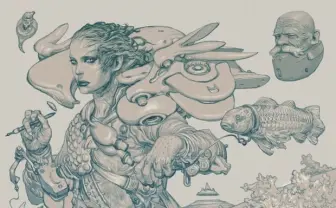 寺田克也の大規模個展「ココ12年展」ラクガキングの歴史を振り返る