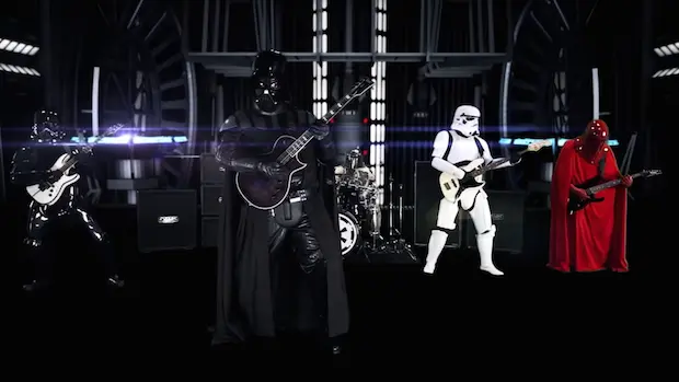 ※画像はすべて「Star Wars Main Theme - Single by Galactic Empire」スクリーンショット