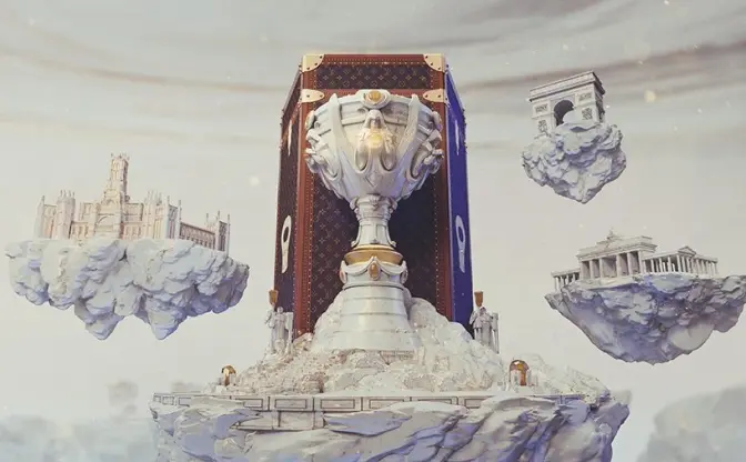 『LoL』世界大会の決勝が生配信　ルイ・ヴィトンのトロフィーケースも公開