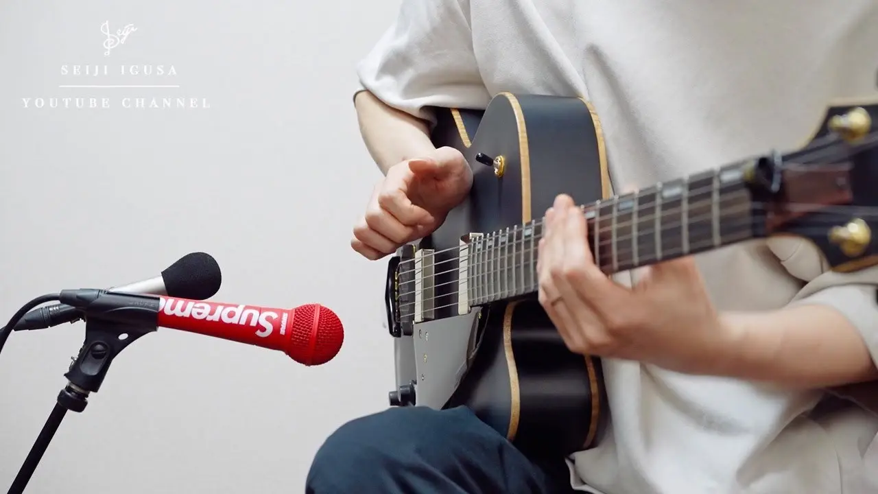 ライブでギターネックを忘れたやつ