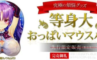 【悲報】欲しかった「等身大おっぱ○マウスパッド」が30分で完売…