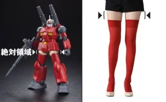新生ガンプラに太もも!? 見せてもらおうか、その絶対領域とやらを