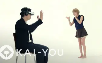【動画】TENGA × SR(代替現実)システムでおじさんがAV女優に!?