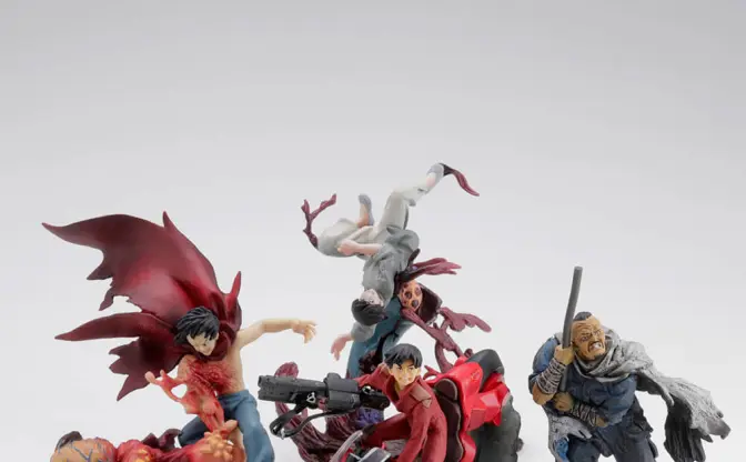 大友克洋『AKIRA』フィギュア第4弾は「決戦」 海洋堂が終盤の緊迫感を表現