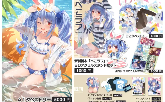 ホロライブ「C100」出展イラストレーターまとめ　ブース位置・頒布物一覧