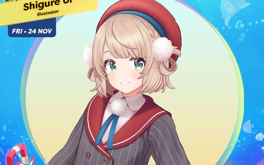 104宇崎　ナズナ　しぐれうい　アーリャ VTuberしぐれうい、東南アジア最大級のアニメフェス「AFASG 2023」出演