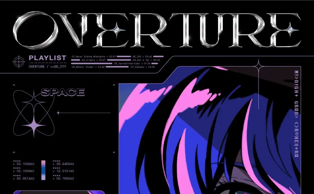 星街すいせい×TAKU INOUE 全7曲の1stミニアルバム『Overture
