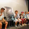 ホラー映画『カカリ-憑-』トークイベント出演時のシルクロードさんとSTスタジオの面々