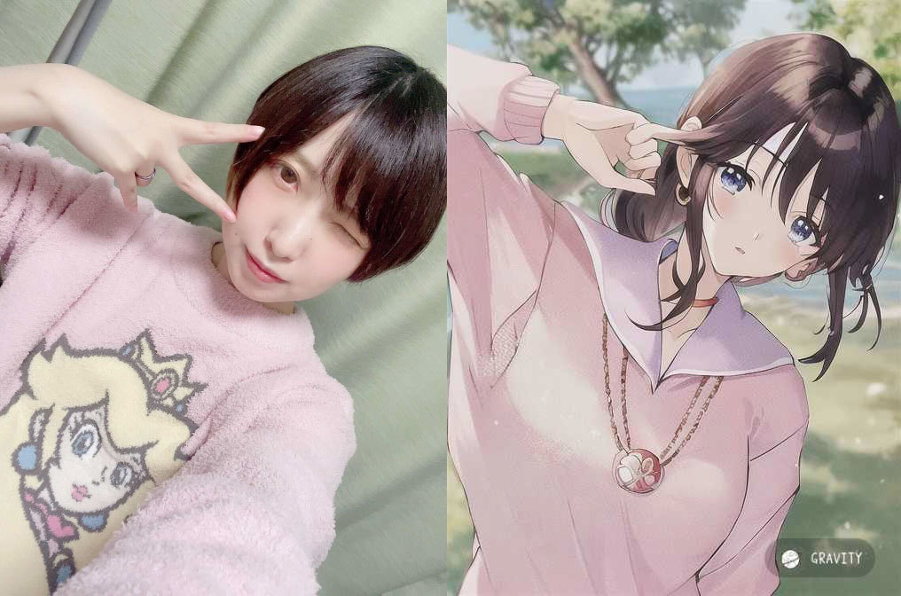 イラスト　ポップ画　アニメ風　自作画 初音ミク】アニメっぽい絵の描き方【アニメ塗り】Photoshop