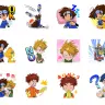 デジモンアドベンチャースタンプ