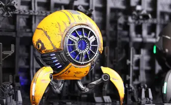 【生産終了/希少】Gravastar 球体ロボット型スピーカー ウェザリング加工 活動報告] 近未来感あふれるデザイン＆機能性の最新鋭スピーカー