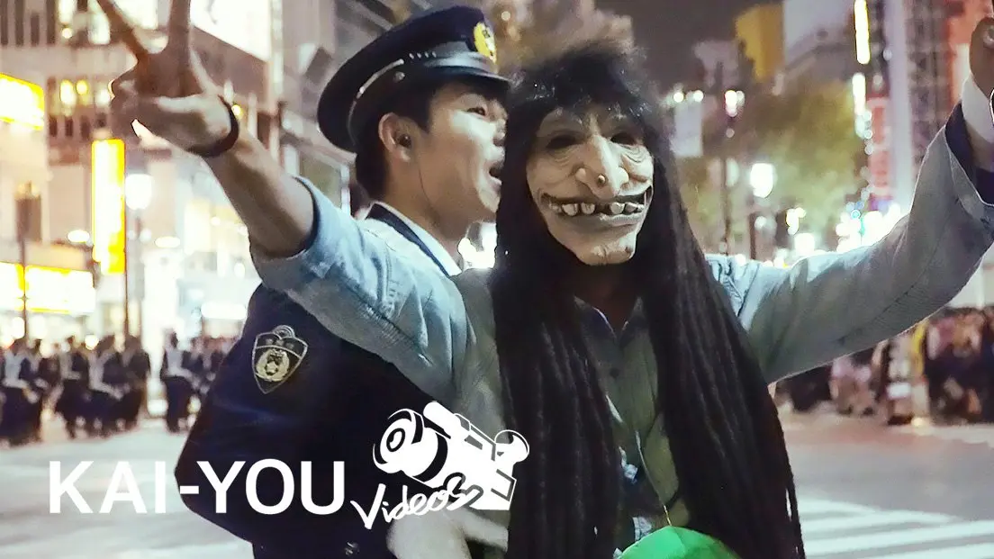 【動画】渋谷ハロウィンのカオス　パリピゾンビ VS 警官100人