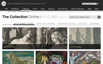 メトロポリタン美術館が40万作品をWeb公開！ ダウンロード可能