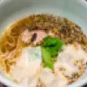 コオロギラーメン（モザイクのない画像は本文をご覧ください）                      