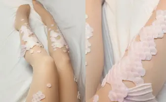 人魚のウロコ風「マーメイドタイツ」が神秘的　ドラゴンもあるよ！