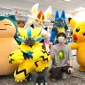 ポケモンたちと筆者 in 株式会社ポケモン
