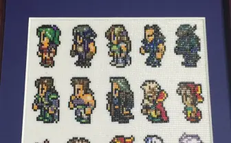 『FF6』ドット絵を母ちゃんがビーズ手芸で再現→まさかの傑作に！