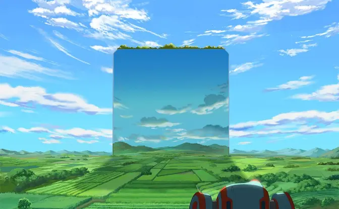 NetflixオリジナルSFアニメ『エデン』　ロボットが女の子と佇む印象的なビジュアル