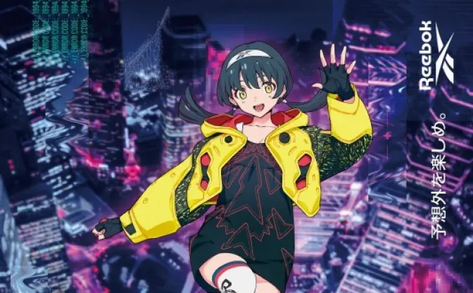 Reebok新作をイラストレーターが描き下ろし　CVに上坂すみれや鬼頭明里ら