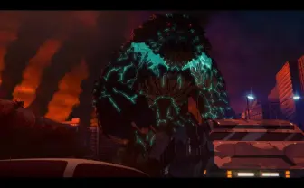 Netflixアニメ『パシフィック・リム:暗黒の大陸』2021年春に配信 禍々しいKAIJUの姿