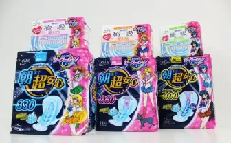 個包装も公開！ セーラームーン×エリスウルトラガード生理用品を写真で紹介