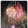 「Waterlogue」を使った花火の写真