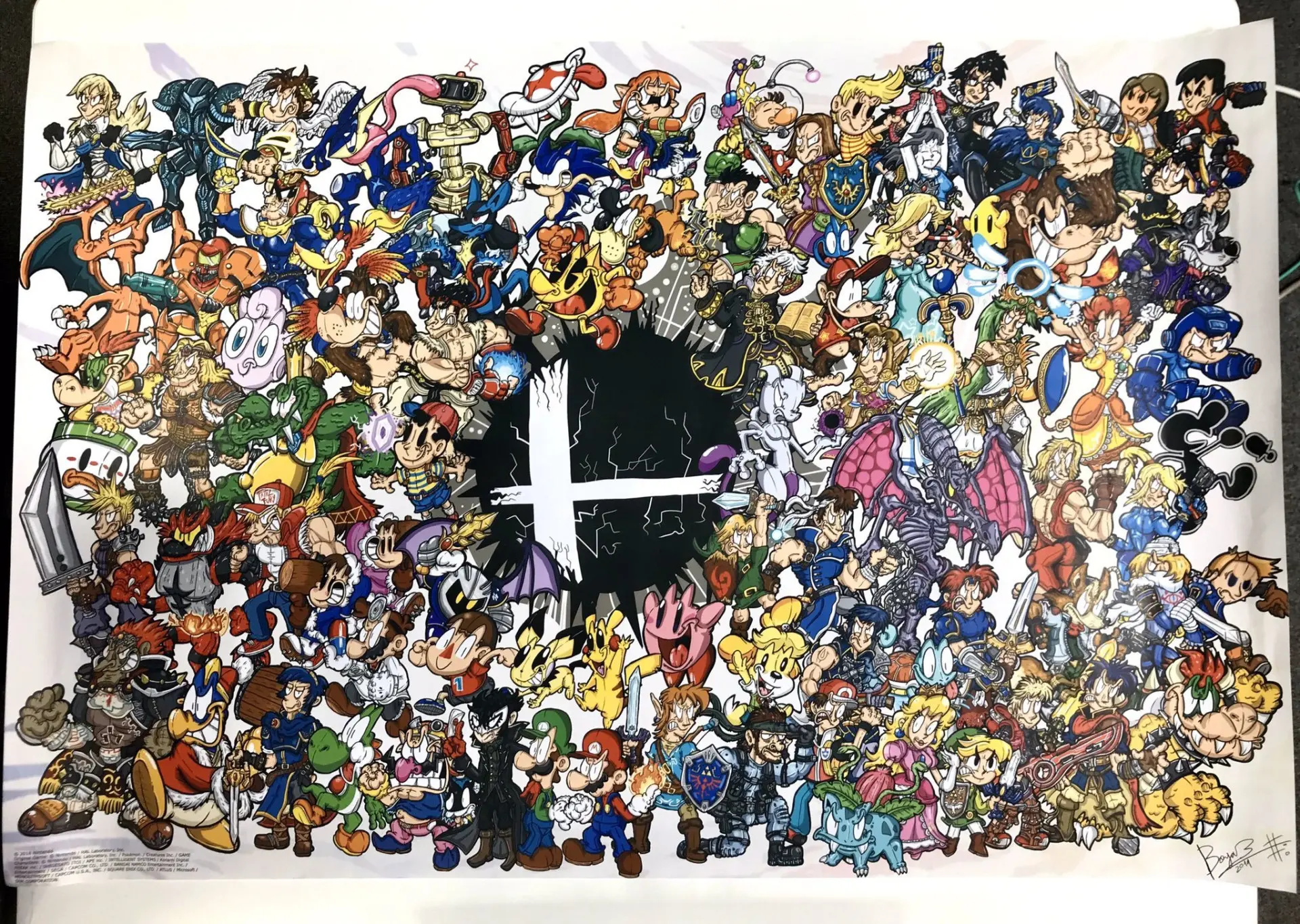 『スマブラSP』ファンアートを紹介する桜井政博さんのTwitter