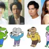 『100日間生きたワニ』キャラクター／キャスト（左から神木隆之介さん、中村倫也さん、木村昴さん、新木優子さん）
