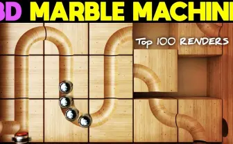 「鉄球が落ちる」だけで永遠に見れる……CG作品100選の独創性に脱帽