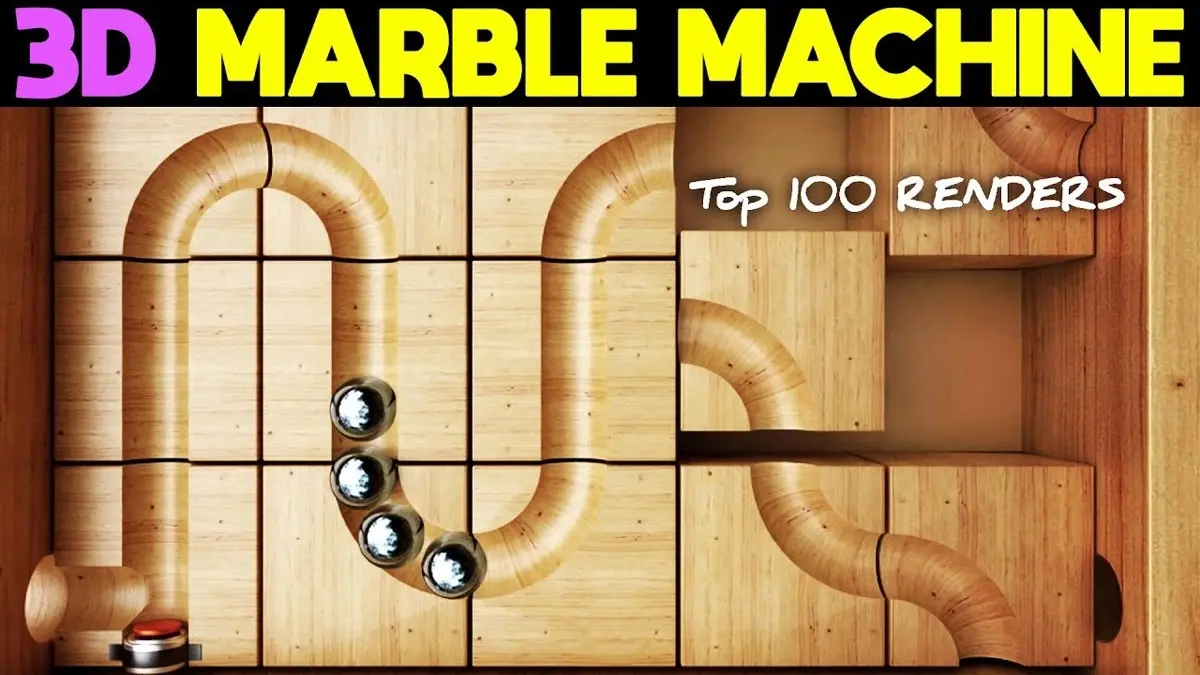 Jaw-Dropping Collaborative 3D Marble Machine! | Dynamic Machines
