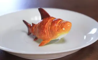 食べられたくない…なら食べてやる！  サメに擬態したクロワッサン