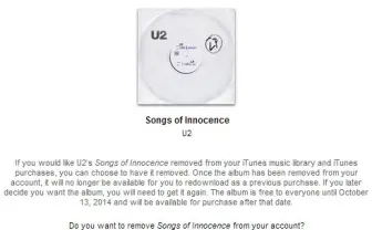 アップルが強制的にダウンロードさせたU2のアルバムを削除するツールを提供