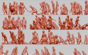 3Dフリー素材の便利集! 「走る」から「ドロップキック」まで構図充実