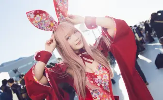 もはや縁起物! 篠原みなみの和装バニーコスプレでコミケ会場に光が差す