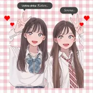 イラストレーター・たなかさんの絵柄・画風で似顔絵化されたプリクラ（イメージ画像）