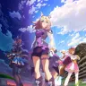 2023年春頃に配信される新作アニメ『ウマ娘 プリティーダービー Road to the Top』キービジュアル
