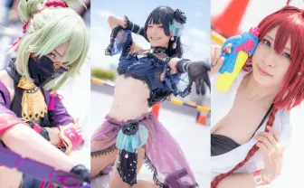 【写真】100回目をみんなでお祝い！ 夏コミに集った色彩豊かなコスプレイヤー