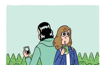 イラストレーターJUN OSON個展「BESIDE」8の字顔がポップでカラフル